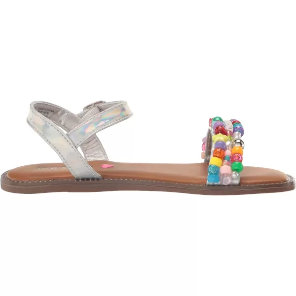 imageSteve Madden Girls Shoes Pattie Flat SandalSilver