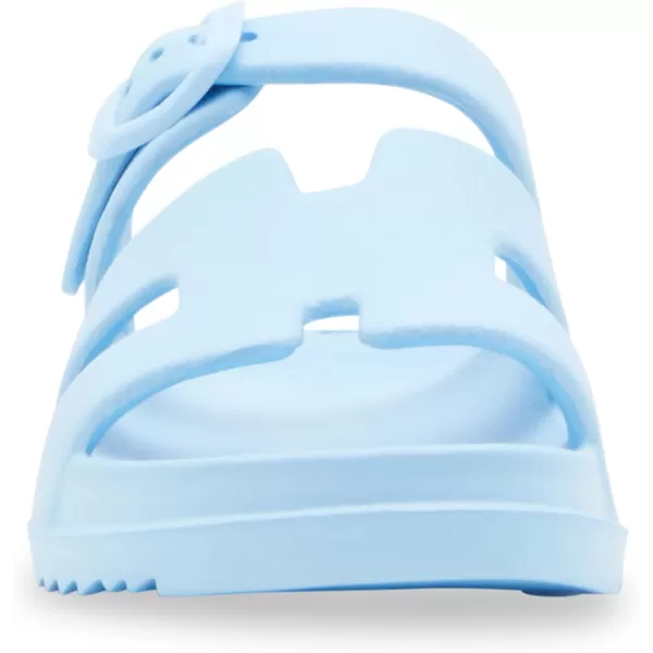imageSteve Madden Girls Spirit Flat SandalLight Blue
