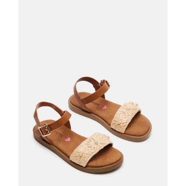 imageSteve Madden Girls Thea Flat SandalRaffia