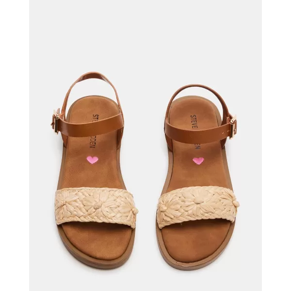 imageSteve Madden Girls Thea Flat SandalRaffia