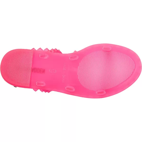 imageSteve Madden Girls Travel Flat SandalPink Jelly