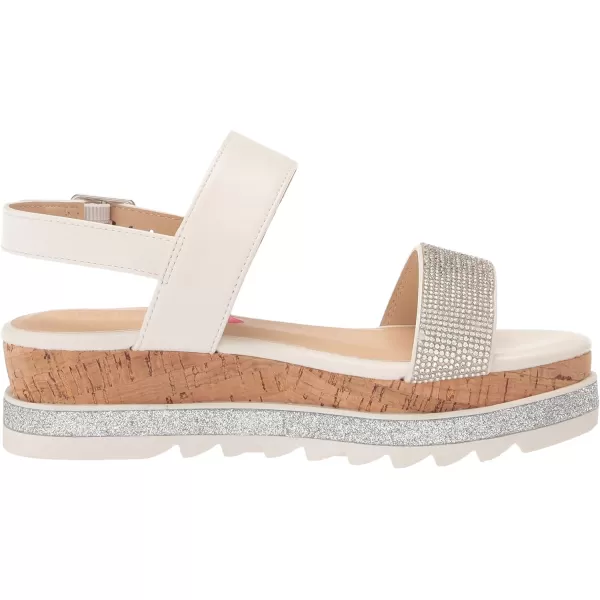 imageSteve Madden Girls Trista Wedge SandalWhite