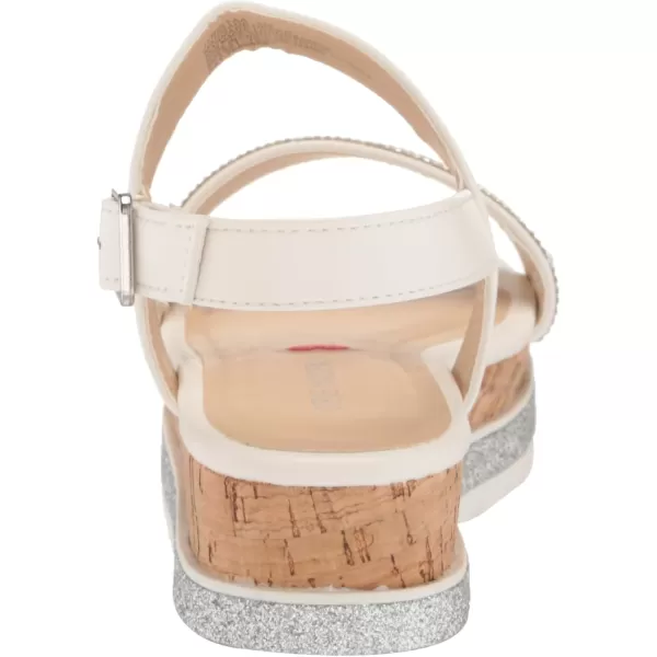 imageSteve Madden Girls Trista Wedge SandalWhite