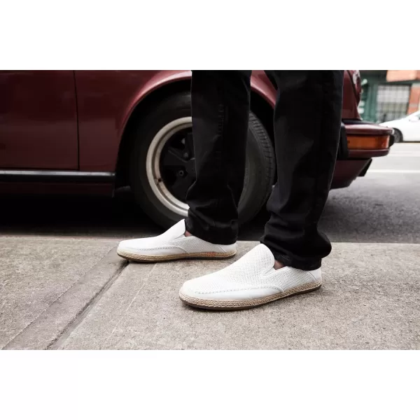 imageSteve Madden Mens Caydenn EspadrilleWhite Leather