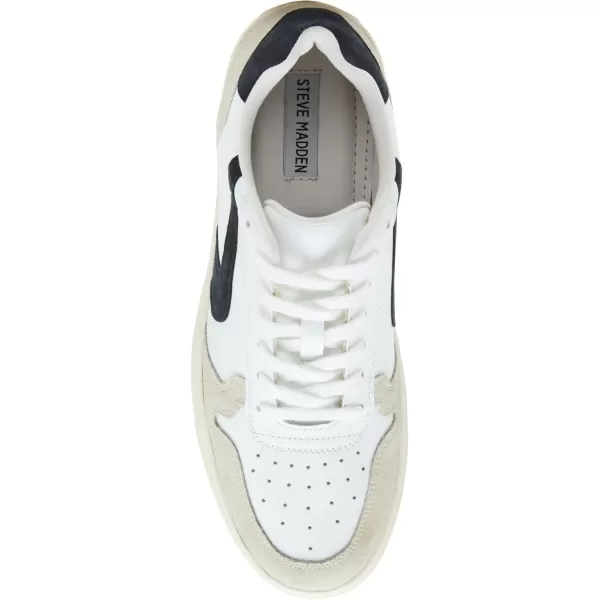 imageSteve Madden Mens Centre SneakerWhite WNavy