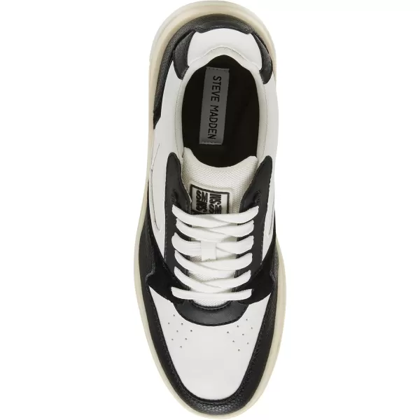 imageSteve Madden Mens Dynamo SneakerWhiteBlack