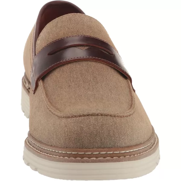 imageSteve Madden Mens Ewald Penny LoaferKhaki Fabric