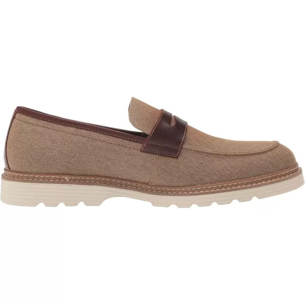 imageSteve Madden Mens Ewald Penny LoaferKhaki Fabric
