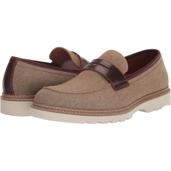 imageSteve Madden Mens Ewald Penny LoaferKhaki Fabric