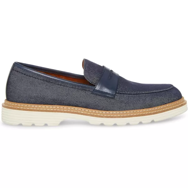 imageSteve Madden Mens Ewald Penny LoaferNavy Fabric