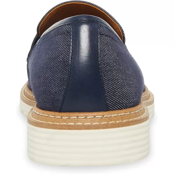 imageSteve Madden Mens Ewald Penny LoaferNavy Fabric
