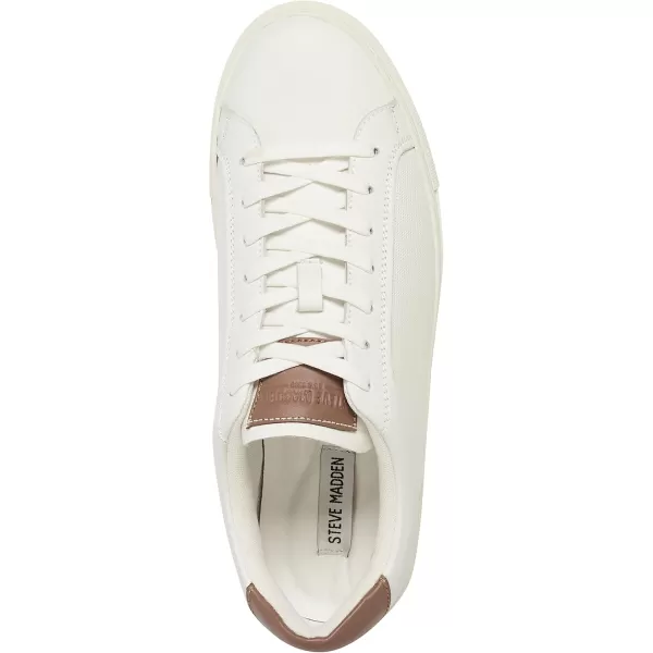 imageSteve Madden Mens Finneas SneakerWhite Leather