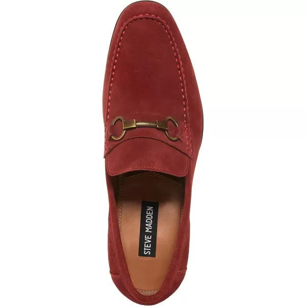 imageSteve Madden Mens Gaddis LoaferBrick Suede