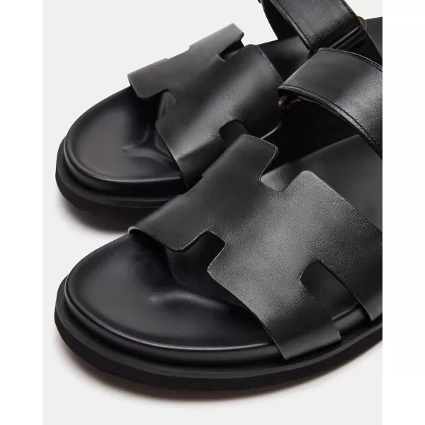imageSteve Madden Mens Maiven SandalBlack Leather