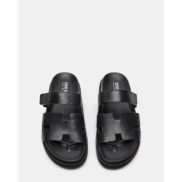 imageSteve Madden Mens Maiven SandalBlack Leather