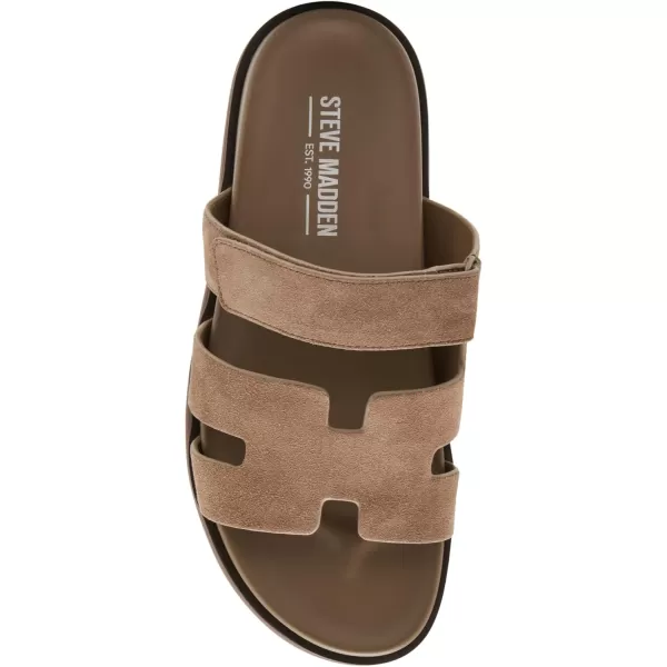 imageSteve Madden Mens Maiven SandalTaupe Suede