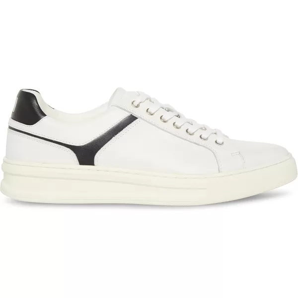 imageSteve Madden Mens McCord SneakerWhiteBlack Leather
