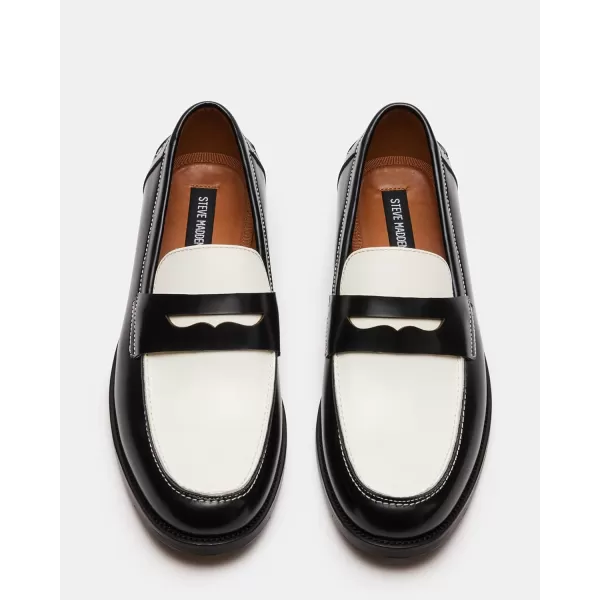 imageSteve Madden Mens Natan Penny MocBlackWhit