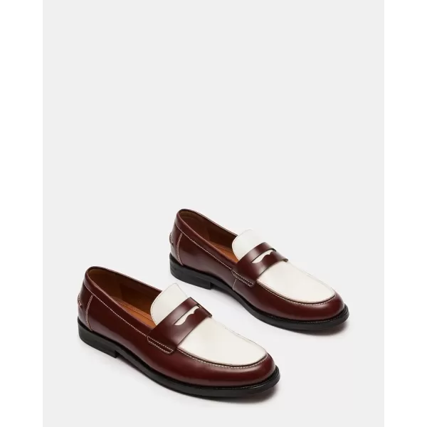 imageSteve Madden Mens Natan Penny MocBrownWht