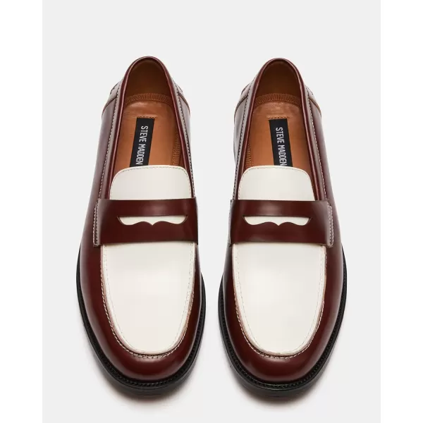 imageSteve Madden Mens Natan Penny MocBrownWht