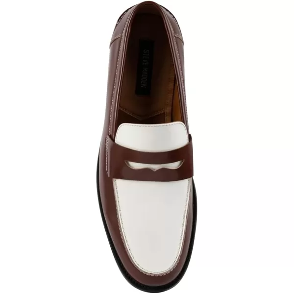 imageSteve Madden Mens Natan Penny MocBrownWht