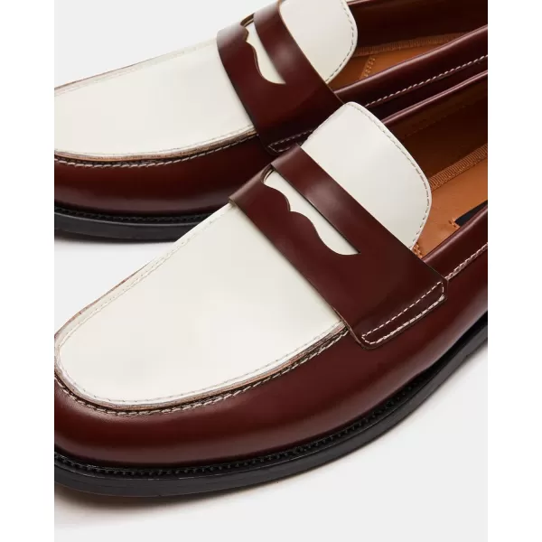 imageSteve Madden Mens Natan Penny MocBrownWht