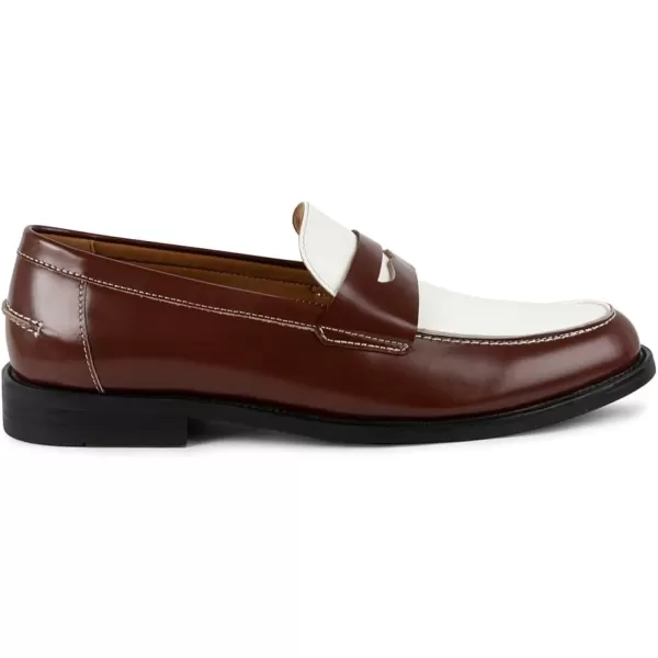 imageSteve Madden Mens Natan Penny MocBrownWht
