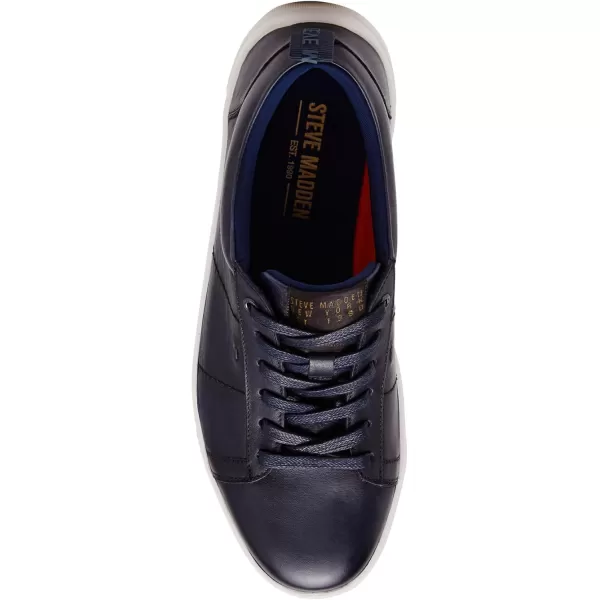 imageSteve Madden Mens Nickai SneakerNavy Leather
