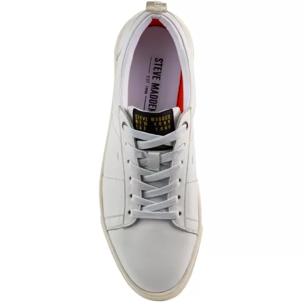 imageSteve Madden Mens Nickai SneakerWhite Leather