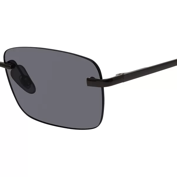 imageSteve Madden Womens Caden SunglassesShiny BlackSolid Smoke