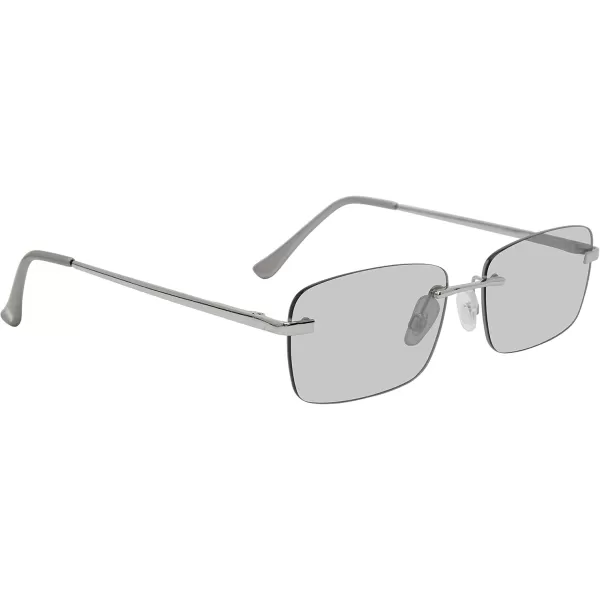 imageSteve Madden Womens Caden SunglassesShiny SilverClear Mirrored