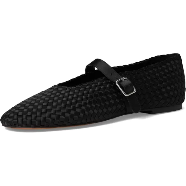 imageSteve Madden Womens Dreaming Ballet FlatBlack Satin