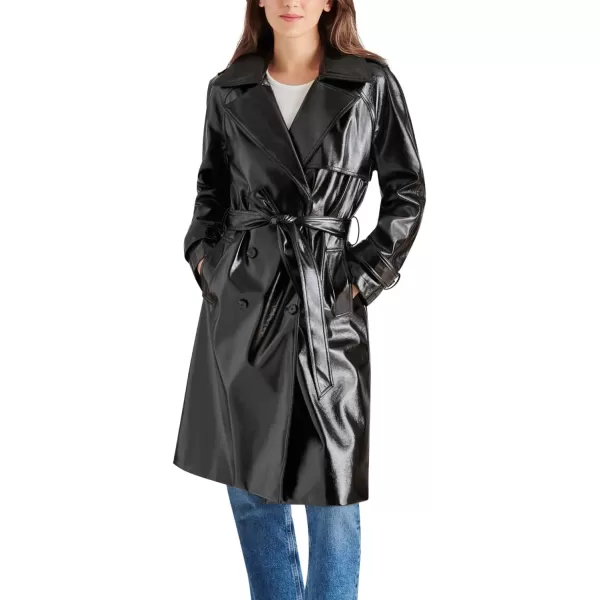 imageSteve Madden Womens Ilia Trench CoatBlack