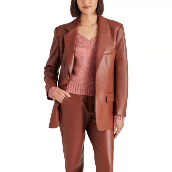 imageSteve Madden Womens Imaan BlazerCognac