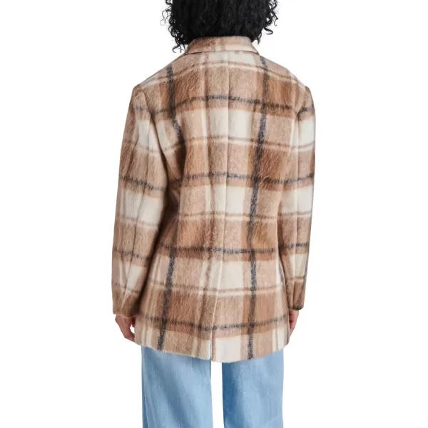 imageSteve Madden Womens Nana Blazer CoatPlaid