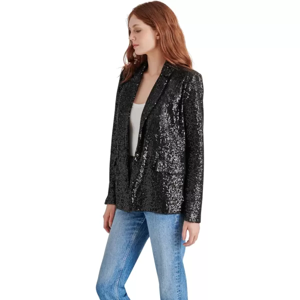 imageSteve Madden Womens Payton BlazerBlack Sequin