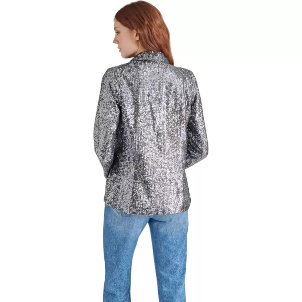 imageSteve Madden Womens Payton BlazerSilver Sequin