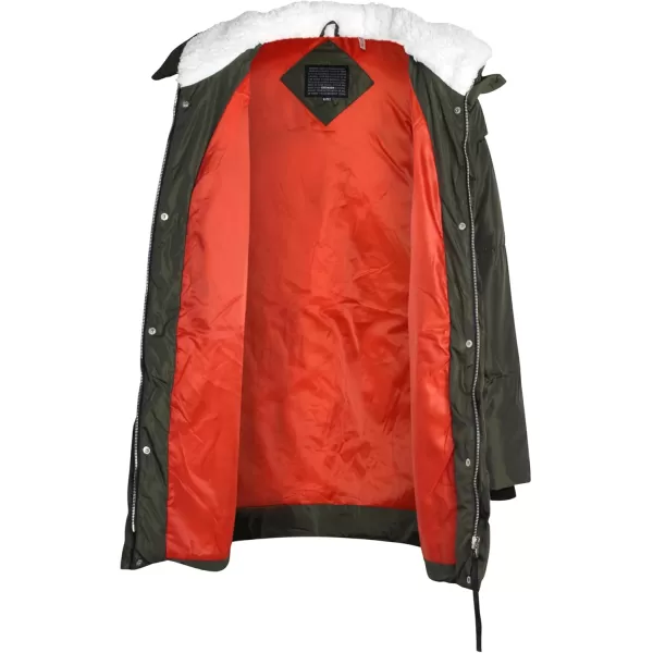 imageSteve Madden Womens Puffer Parka JacketOlive