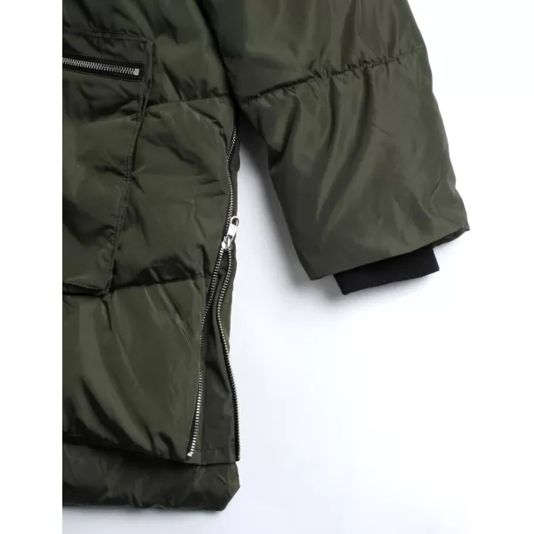 imageSteve Madden Womens Puffer Parka JacketOlive