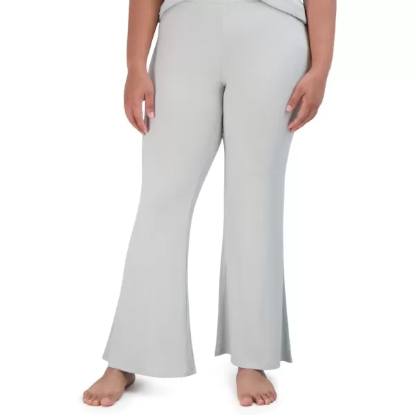 imageSteve Madden Womens Ribbed FlareLeg Sleep PantsPuritan Grey