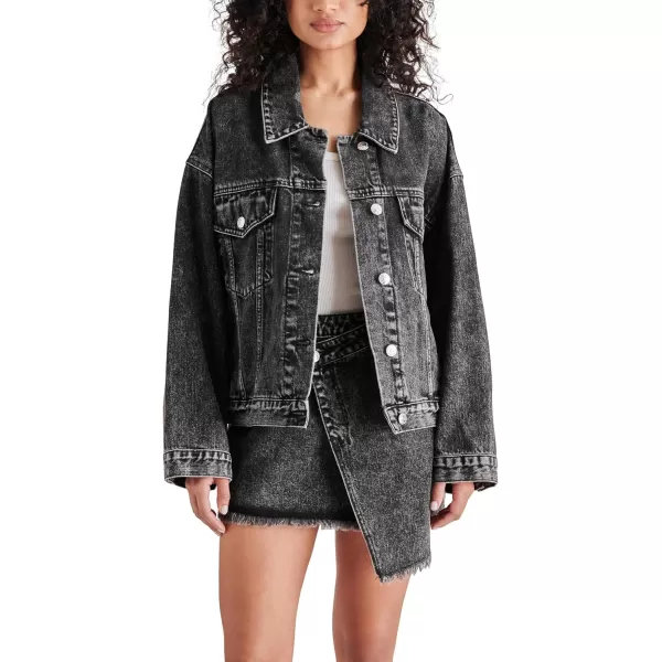 imageSteve Madden Womens Sienna Denim JacketBlack