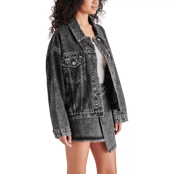 imageSteve Madden Womens Sienna Denim JacketBlack