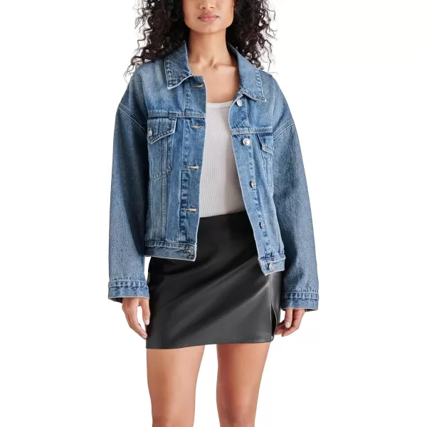 imageSteve Madden Womens Sienna Denim JacketBlue Denim