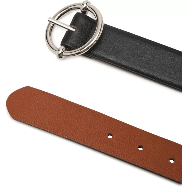 imageSteve Madden womens Cherish BeltBlackCognacBlush