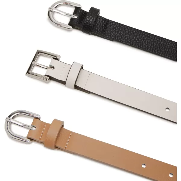 imageSteve Madden womens Duo BeltBlackBoneTan
