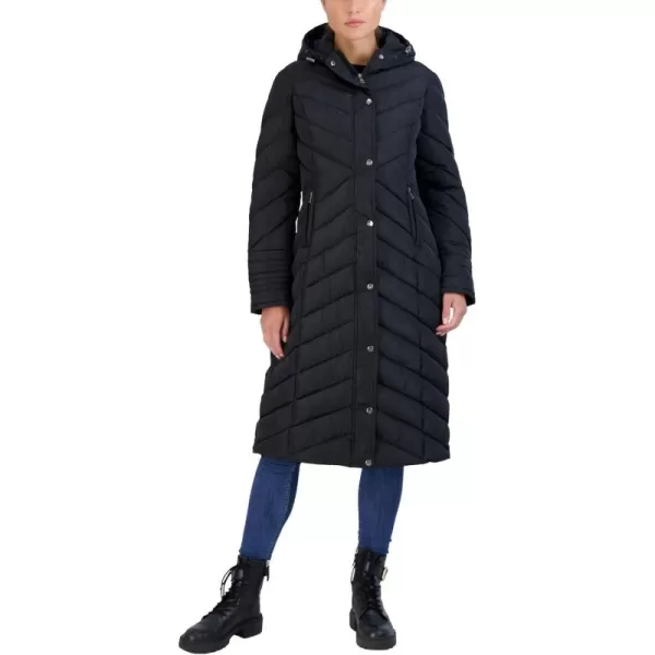 imageMadden Girl by Steve Madden Womens Long Length Maxi Quilted Puffer Jacket S3XBlack