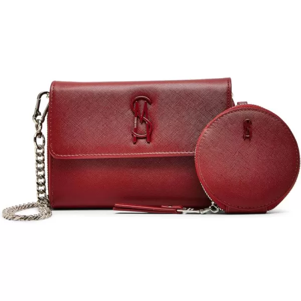 imageSteve Madden Carina Wallet CrossbodySaffiano Red