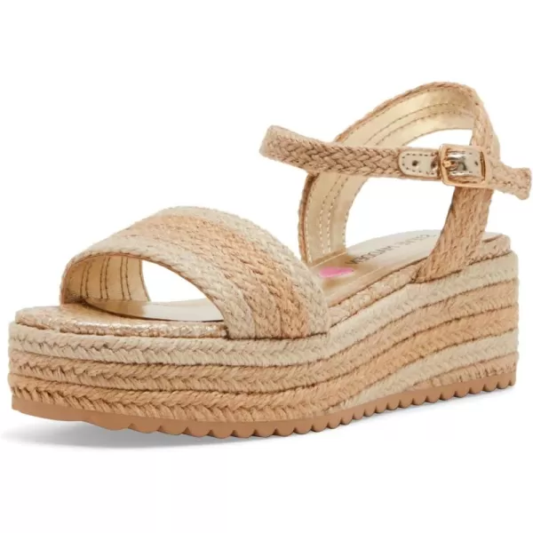 imageSteve Madden Girls Cleo Wedge SandalNatural