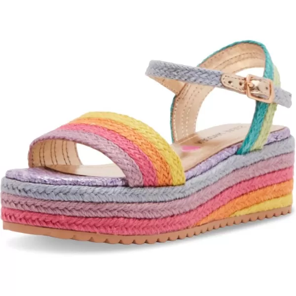 imageSteve Madden Girls Cleo Wedge SandalRainbow Multi