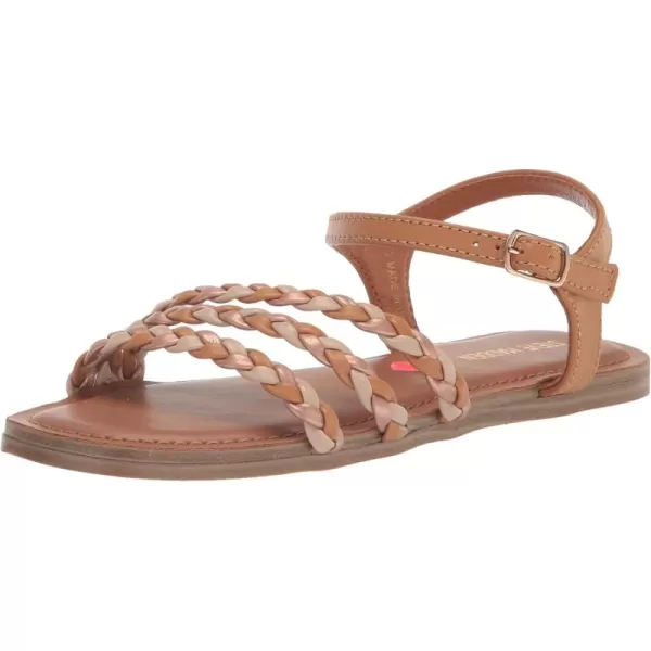 imageSteve Madden Girls Georjia Flat SandalCognac Multi